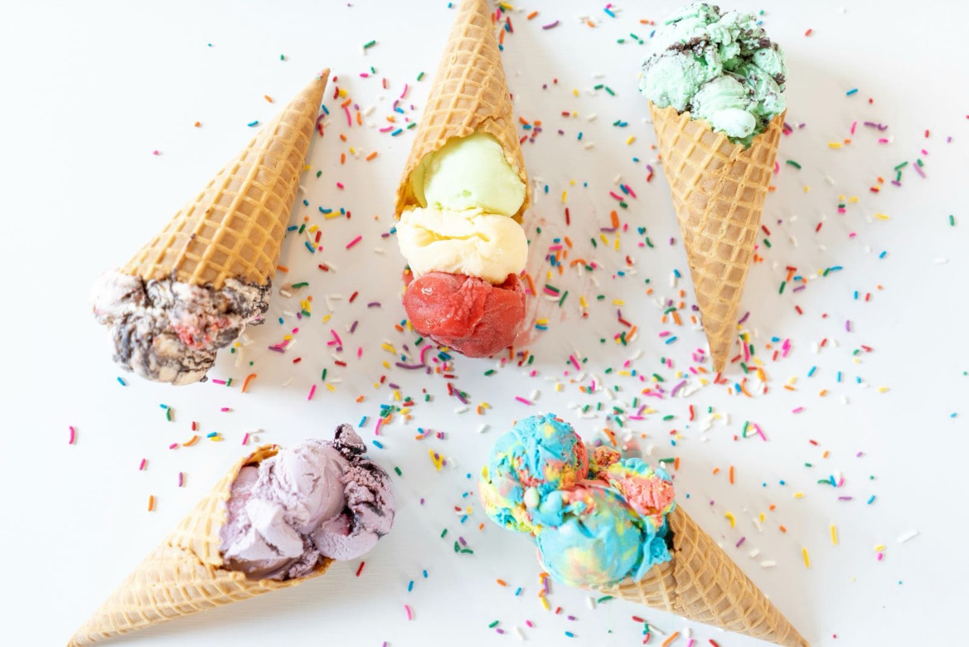 Ice cream application for ice cream flavors