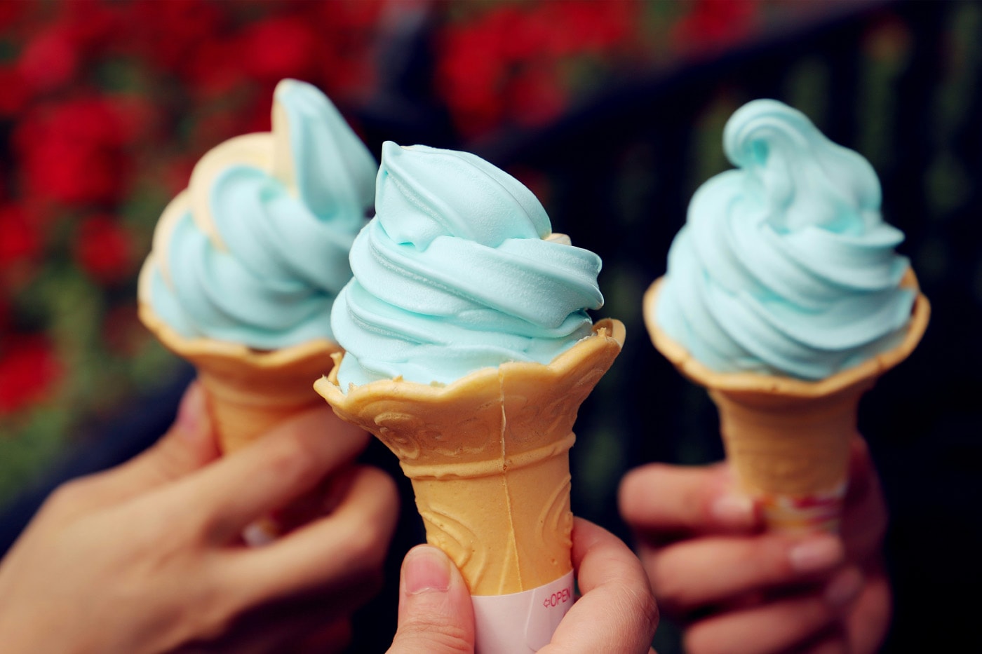 Soft serve application for ice cream flavors