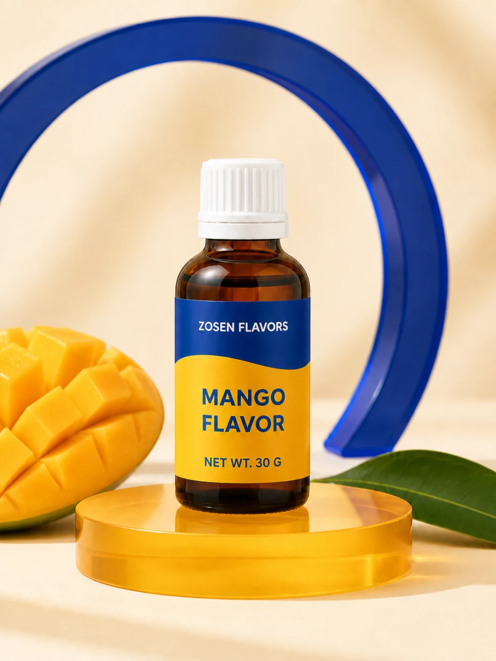Zosen Flavors 30 g mango flavor sample bottle